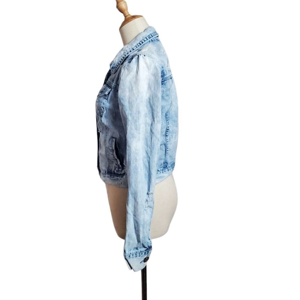 Bethany Mota Distressed Denim Jacket - Picture 5 of 6